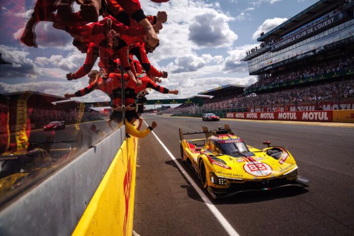 Arrivo Le Mans 2025 Ferrari